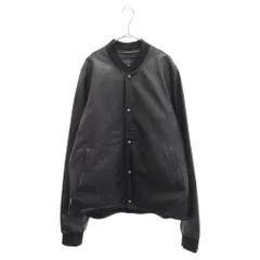 CHROME HEARTS (クロムハーツ) FLURRIES/フラリーズ クロスボールボタンリブレザージャケット ボンバージャケット ブラック XLのサムネイル