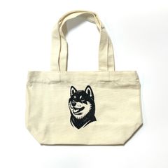 柴犬の刺しゅうトートバッグ（小）