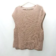 ◇ ⊇ blkby ブラックバイマウジー サイドスリット ノースリーブ ベスト サイズFREE ブラウン系 レディース E  【1410290068113】のサムネイル