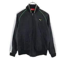 PUMA プーマ ジップジャケット M ブラック レディース 古着