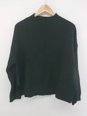 ◇ nano universe ナノ ユニバース タートルネック 長袖 ニット セーター サイズF ブラック レディース P  【中古】 【1211050002831】