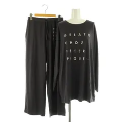 ジェラートピケ gelato pique 2011 HAPPY BAG セットアップ上下 カットソー ロンT パンツ スリッパ ルームウエア ONE ネイビー /MY ■OSのサムネイル