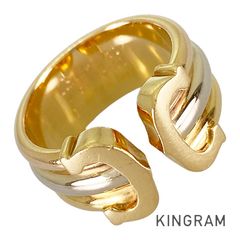 カルティエ Cartier ラニエール K18WG 8.5号(48-49) リング ju【中古  