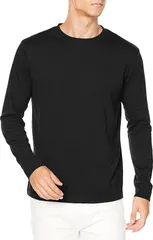 【新品】【Mサイズのみ】Kappa(カッパ) メンズ 長袖 ティーシャツ トレーニングシャツ　スポーツ ウェア メンズ クルーネック 長袖　ブラック　KPT22002-SN90