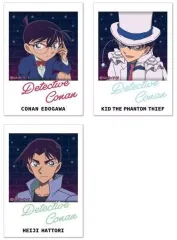 【中古】シール・ステッカー 江戸川コナン＆怪盗キッド＆服部平次 ダイカットステッカー3枚セット 「名探偵コナン」