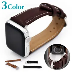 Apple Watch レザーバンド アップルウォッチ 10 9 8 7 6 5 4 3 2 1 SE ultra2 本革 ブラック ブラウン 黒 茶色 ベルト 38mm 40mm 41mm 42mm 44mm 45mm 46mm 49mm レディース メンズ