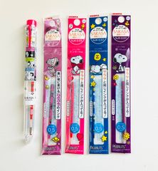 数量限定 ゼブラ  サラサセレクト×スヌーピー  5色ホルダー&0.5mmリフィルセット