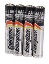 【話題商品】Energizer アルカリ 乾電池 AAAA ４個 単6電池 でんち デンチ バッテリー アルカリ電池 スタイラスペン タッチペン ペンライト エナジャイザー 互換品番LR61 LR8D425 25A MN2500 MX2500 EN96 GP2