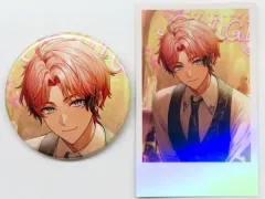 【中古】グッズセット 赤城ウェン 缶バッジ＆チェキ風カード 「バーチャルYouTuber にじさんじ 赤城ウェン 誕生日2024」