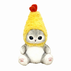 mofusand ぽてたまぬいぐるみ えびにゃん グレー 猫 ぬいぐるみ モフサンド サン・アロー