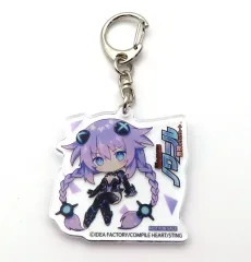 【中古】キーホルダー [単品] パープルハート オリジナルアクリルキーホルダー 「Switchソフト 超女神信仰 ノワール 激神ブラックハート」 ゲーマーズ購入特典
