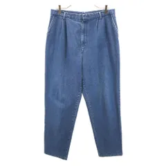 チック 90s USA製 オールド タック テーパードデニムパンツ 16 ウォッシュブルー chic ジーンズ レディース