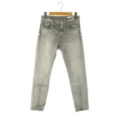 アッパーハイツ upper hights THE STELLA IRON デニムスキニーパンツ ジーンズ ストレッチ ダメージ加工 21 グレー 139219 /MY ■OS