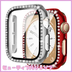 【特価】【2色セット】コンパチブル アップルウォッチ カバー 40mm、キラキラ、耐衝撃、全面保護、PC、コンパチブル apple watch カバー series 5 6 4 se、レディース/メンズ、コンパチブル apple watch ガラスフィルム、コ