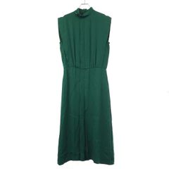 ESCADA エスカーダ ノースリーブ プリーツドレスワンピース 5034172 グリーン 36