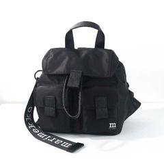 マリメッコ marimekko バックパック リュックサック レディース バッグ デイパック ナイロン ウニッコ ミニバック BACKPACK S SOLID UNIKKO ブラック 091199