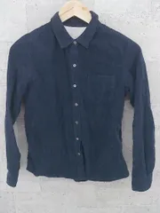 ◇ green label relaxing グリーンレーベル UNITED ARROWS コーデュロイ 長袖 シャツ 38 ネイビー *  【1002800024872】