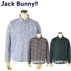 【大特価70%OFF】Jack Bunny!!（ジャックバニー） 甘めカノコ 小花柄 リバティプリント 長袖 ボタンダウン カットソー プルオーバー ＜リバティプリントシリーズ＞ 264-0261909