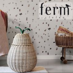 訳ありSALE！北欧家具⭐︎人気ferm LIVING*洋梨バスケット(L)