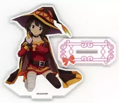 【中古】アクリルスタンド・アクリルパネル めぐみん(ハート) アクリルスタンドフィギュア 「くじ引き堂 この素晴らしい世界に祝福を! めぐみん Birthdayくじ」 B-3賞