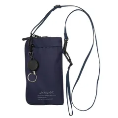 【新品・未使用】 スマホショルダーバッグ メンズ ショルダーバッグ 2way 撥水 スマホポーチ 財布 縦型 ネックポーチ  携帯ショルダー 斜め掛け おしゃれ 軽量 ブランド フェス クリア かっこいい 鞄 バッグ ネイビー 紺 青 KB155-CPM2