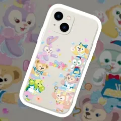 iPhone15 /15Pro 携帯ケース　iPhoneケース　スマホケース　Disney ディズニー　ダッフィー&フレンズ　シャボン玉　ダッフィー　シェリーメイ　リーナベル　ステラ・ルー　ジェラトーニ　クッキーアン　オル・メル