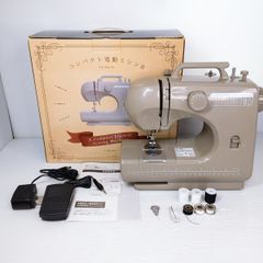 【中古品】VERSOS ベルソス コンパクト電動ミシン ベージュ VS-H019〇YR-53616〇