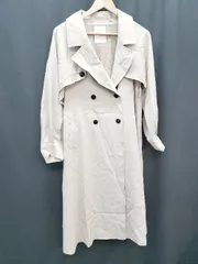 ◇ ◎ MAJESTIC LEGON マジェスティックレゴン 2WAY ジレ 長袖 トレンチコート サイズS ベージュ レディース P  【1403180019005】のサムネイル