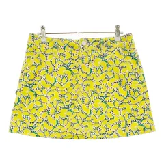 サイズ：1 JACK BUNNY ジャックバニー  インナー付スカート 総柄 イエロー系 [240101363543]# ゴルフウェア レディース ストスト