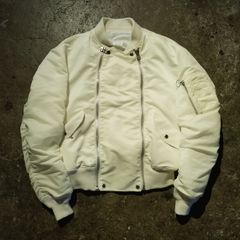 JOHN LAWRENCE SULLIVAN 23aw Nylon Twill Bomber Jacket 46 ジョンローレンスサリバン ナイロンツイルボンバージャケット ダブルジップ MA-1 1B009-0323-29