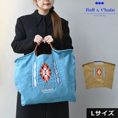【送料無料】【即納】 Ball＆Chain ボールアンドチェーン 正規品 NATIVE-2 Lサイズ バッグ エコバッグ トートバッグ 刺繍 ギフト hideaki mihara 301153