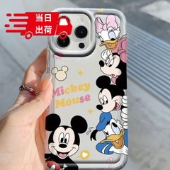★最短当日★ディズニー　ミッキー　ミニー　ドナルド　デイジー　iPhone16Plusケース