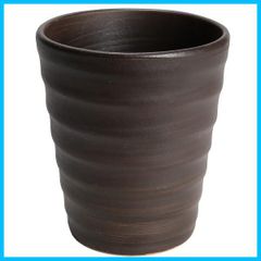 【特価商品】フラワーロード ブラウン 5号 植木鉢 KANEYOSHI おしゃれ 鉢 三河焼 穴付き 植木鉢 陶器 素焼き 鉢植え ブラウン 5号
