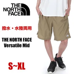 【新品・未使用】【クラシックカーキ】ノースフェイス ハーフパンツ メンズ THE NORTH FACE Versatile Mid バーサタイルミッド ナイロン ショートパンツ ショーツ 長め 撥水 速乾 水着 大きいサイズ ブランド NB42331