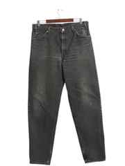 【お得なクーポン配布中!】 90s USA製 リーバイス 550 リラックス フィット テーパード ブラック デニム パンツ メンズ 36 34 / 古着 オールド ジーンズ ジーパン 黒