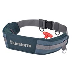 Bluestorm Re ティバノウエスト2.0 BSJ-3710RS 自動膨張式ライフジャケット ウエストベルト ベルトループ 国交省認定品 タイプA 桜マーク付 高階救命器具 ジギング オフショアブルー　