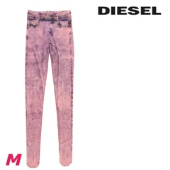 新品・未使用 ディーゼル DIESEL セカンドスキン レギンスパンツ レディース デニム風プリント トロンプルイユ P-KOLL-D1