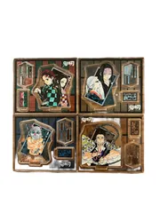 鬼滅の刃 アクリルフィギュアコレクション　4種セット　( 竈門炭治郎 / 竈門禰豆子 & 嘴平伊之助 & 産屋敷 & 悲鳴嶼行冥 )