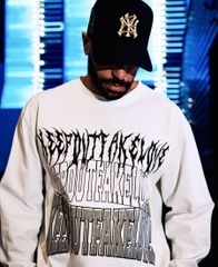 KEEP OUT FAKE LOVE HARDCORE OVERSIZED BOX Tシャツ【WHITE】 (キープアウトフェイクラブ 通販 TEE T SHIRTS 半袖 ショートスリーブ オーバーサイズ ビッグサイズ ボックス ボックスシルエット )