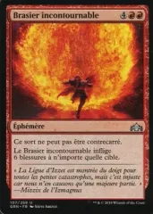 【中古】マジックザギャザリング [UC]：【フランス語版】Inescapable Blaze/逃れ得ぬ猛火