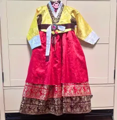 値下げ☆展示品チマチョゴリ女児用 子供レンタルチョゴリ・女の子用No113身長121～124cm 8号サイズ