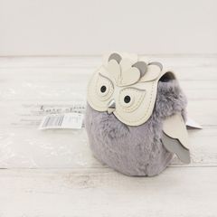 未使用品 Kate Spade Hoot 3D Coin Purse KE693 ケイトスペード レザー ファー フクロウ ふわふわ フート 3D 小銭入れ コインケース