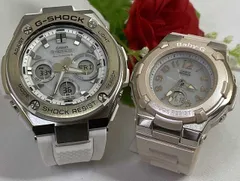 恋人たちのGショックペアウオッチ G-SHOCK BABY-G ペアウォッチ  カシオ 2本セット   電波ソーラー GST-W310-7AJF BGA-1100-4BJF  ラッピング無料   アナデジ　クリスマス プレゼント 誕生日 御祝い還暦 銀婚式 結