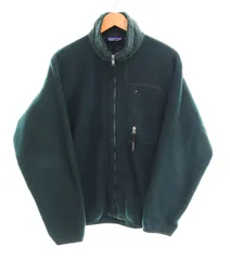パタゴニア PATAGONIA 97年製 SYNCHILLA FLEECE JACKET シンチラ フリース ジャケット MADE IN USA 90年代 90s 90's 25410F97 ジャケット グリーン Mサイズ 103MT-2558
