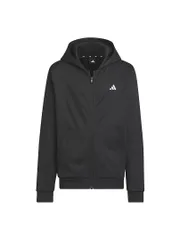 adidas(アディダス) U TRAIN ESS スウェットFZフーディ スポーツスタイル ウェア スウェットシャツ IKS28 (IK4644)ブラック J150 [ブラック] [150]