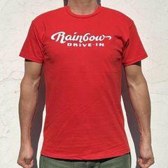 ★人気★希少品 Rainbow DRIVE-IN UNIFORM Tシャツ レッド S~Lサイズ 送料無料 SST-RD-UFRD