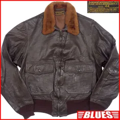 米軍実物 G-1 フライトジャケットXXL 50s ヴィンテージ 44 レザー 茶 本革 リブ ボア レザーフライトジャケット_サイズXXL一覧←SEULB屋着古← HS353