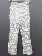 ◇ JEANASIS ジーナシス 総柄 パンツ サイズS オフホワイト系 マルチ レディース P  【1408200029866】