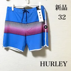 【新品】ハーレー　水着　サーフパンツ　メンズ　32　海パン　HURLEY　水色　ブルー
