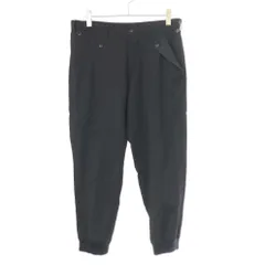 Yohji Yamamoto POUR HOMME ヨウジヤマモト プールオム 2007AW サテンポケットウールギャバジン裾リブパンツ HX-P15-100 ブラック 2のサムネイル